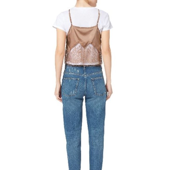 (Like New) Michelle Mason Lace Camisole Layered Tee (Medium) - Picture 3 of 8